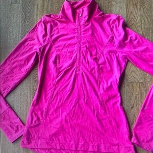 Victoria's Secret Hot Pink Half-Zip Pullover Jacket